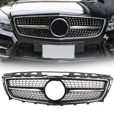 For Mercedes Benz CLS Class W218 GTR Diamond Style 2011-2014 Front Grille Black picture