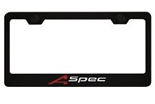 Black License Plate Frame for Acura A Spec, ASpec picture