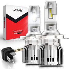 2x Lasfit LCplus 9003 H4 LED Headlight Bulbs Kit High-Low Beam 50W 6000K White picture