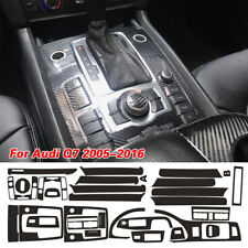 For Audi Q7 4L 2005-2016 5D Carbon Fiber Pattern Interior DIY Trim Decals picture