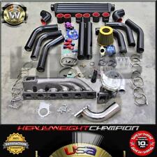 2000-2007 BMW E46 325 330 i6 Turbo Charger Kit T3/T4 Manifold+Intercooler+Bov picture