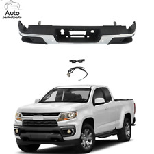 Chorme Rear Bumper Assembly w/ Park For 2019 2020 2021 Chevy Colorado GMC Canyon picture