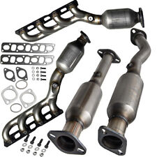 Fit Nissan Titan 5.6L 2004-2015 Manifold Catalytic Converters Front & Rear All 4 picture
