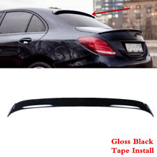 Fit For BENZ C Class W205 2015-2020 Sedan Rear Roof Window Spoiler Wing Black picture