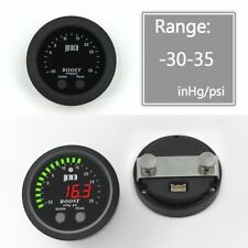 52mm Digital -30in/Hg-35psi Electronic Turbo Boost Gauge Ultra-Thin Vacuum Gauge picture