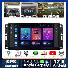 Android 12 Apple Carplay Car Radio GPS Stereo For 2008-2020 Dodge Grand Caravan picture