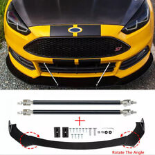 For Ford Focus ST RS Front Bumper Lip Spoiler Splitter Chin Body Kit+Support Rod picture