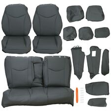 For Toyota Prius 2010-15 Front & Rear w/ Armrest Center Console Seat Covers Set picture