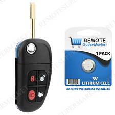 Replacement for Jaguar 01-08 S-Type 02-08 X-Type 01-08 XJ8 Remote Key Entry Fob picture