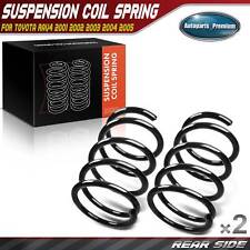 2x Rear Left & Right Coil Springs for Toyota RAV4 01-05 2.0L 2.4L Sport Utility picture
