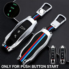 New Luminous Alloy Car Key Fob Case Cover For Porsche Cayenne Macan Panamera 911 picture