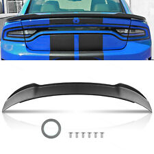 For 2011-2022 Dodge Charger Matt-black Hellcat Style SRT Rear Spoiler Wing picture