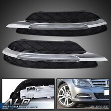 FIT FOR 2012-2015 C-CLASS W204 C300 2011-2013 DAYTIME RUNNING LIGHT FOG LAMPS picture