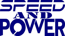 Speed & Power Vinyl decal Grand Tour Top Gear Clarkson Jezza 2sz/12clr  picture