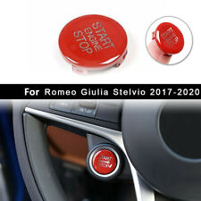 Auto Start Engine On Stop Cover Trim Red ABS For Romeo Giulia Stelvio 2017-2020 picture