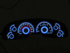 Glow Gauges Black Face Blue Glow Overlay For 99-03 Ford F150 Expedition 00 01 02 picture