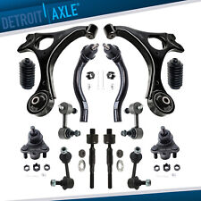 14pc Lower Control Arms w Ball Joint Sway Bar Tie Rod for 2006-2011 Honda Civic  picture