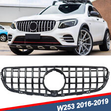 Front Grille For 2016-2019 Mercedes Benz W253 X253 GLC300 GLC43 AMG Gloss Black picture