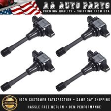 Set of 4 Ignition Coil For Nissan Altima Cube Rogue Infiniti FX50 UF549 picture
