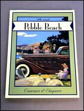 1999 49th Pebble Beach Concours d'Elegance Auto Show Car Program Guide picture