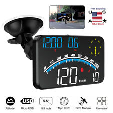 Digital Speedometer Universal GPS Car HUD Head Up Display MPH Overspeed Alarm picture