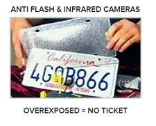 2 Reflective Covers Anti Speed Camera & Red Light Photo Blocker License Plate picture