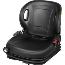 VEVOR Universal Tractor Forklift Seat w/Retractable Seatbelt & 60°Angel Backhoe picture