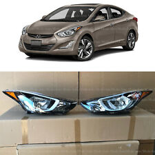 Headlight Replacement for 2014 2015 2016 Hyundai Elantra Left Right 2pc w Bulbs  picture
