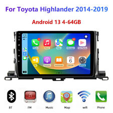 For Toyota Highlander 2014-2019 Car Stereo Radio Carplay Android 13 4-64GB WIFI picture