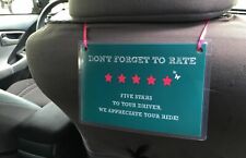 Ride-share 5 Stars Rating Decal Logo Sign Display Card Graphics Decals picture