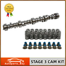 LS Truck Camshaft Kit Stage 3 Cam w/ Beehive Springs Valve Seals 4.8 5.3 6.0 6.2 picture