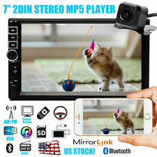 7'' Car 2 Din Stereo Radio BT Mirror Link for GPS +Camera Fit Audi Audi A3 A4 S4 picture