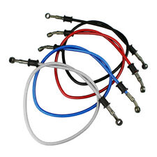 11 in -78 in Motorcycle Bike Braided Steel Brake Clutch Oil Hose Line Pipe Cable picture