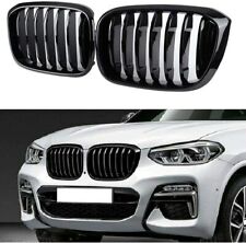 Gloss Black Front kidney Grill Grille For BMW X3 G01 X4 G02 2018-2021 picture