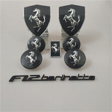 Ferrari F12 Berlinetta Carbon Fiber Fender Shield Badge&Wheel Caps picture