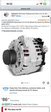 Nissan Alternator Sentra Altima Rogue 2.5L High Output 3-Pin 2007-13 23100JA02A picture