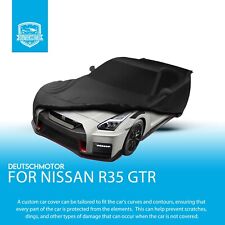R35 semi-custom outdoor car cover black waterproof for Nissan GT-R GTR Skyline picture