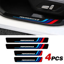 4x Car Door Sill Plate Protector M Color for BMW X1/X3/X5 3/4/5 Series Accessory picture