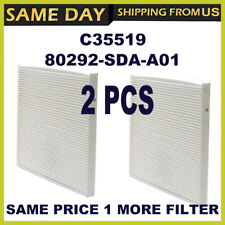 2 PCS For HONDA ACCORD CABIN AIR FILTER Acura Civic CRV Odyssey NEW C35519 US picture