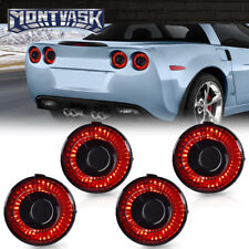 Fit For 2005-2013 Chevrolet Corvette C6 Coupe LED Tail Lights Brake Lamps Smoke picture
