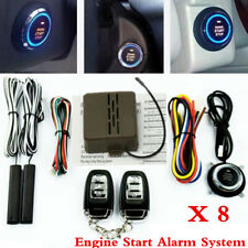 8X Car Alarm Start Security System Key Passive Keyless Entry Push Button &Remote picture