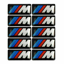 10 Pcs Set Fit For BMW M 3D Sticker Set Rims Wheels Badge Emblem 2023 New US picture