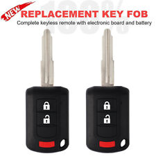 2 FOR 2015-2022 MITSUBISHI MIRAGE- G4 KEYLESS REMOTE KEY FOB OUCJ166N / 3 BUTTON picture