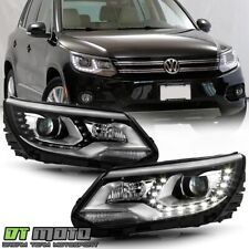 European Model PnP 2012-18 Volkswagen Tiguan Halogen LED DRL Projector Headlight picture
