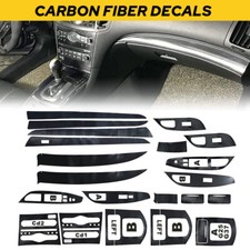 Carbon Fiber Full Interior Kit Cover Trim For Infiniti G37 Sedan 2010-2013 EOA picture