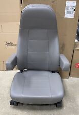 Freightliner M2 Semi Truck Gray Vinyl National Air Ride Bucket Seat w/o heat picture
