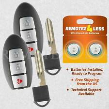 2 For 2011 2012 2013 2014 2015 2016 2017 Nissan Juke Replacement Remote Key Fob picture