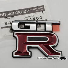 NEW GENUINE Nissan GTR Emblem from R34 Skyline GTR Trunk Badge 84896-AA400 picture