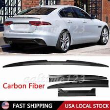 For Jaguar XF XE XEL XFL S-Type Rear Deck Trunk Lid Spoiler Wing Carbon Fiber picture