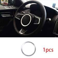 Steering Wheel Horn Button Ring Silver Alloy Trim 2017-2020 1X For Jaguar F-pace picture